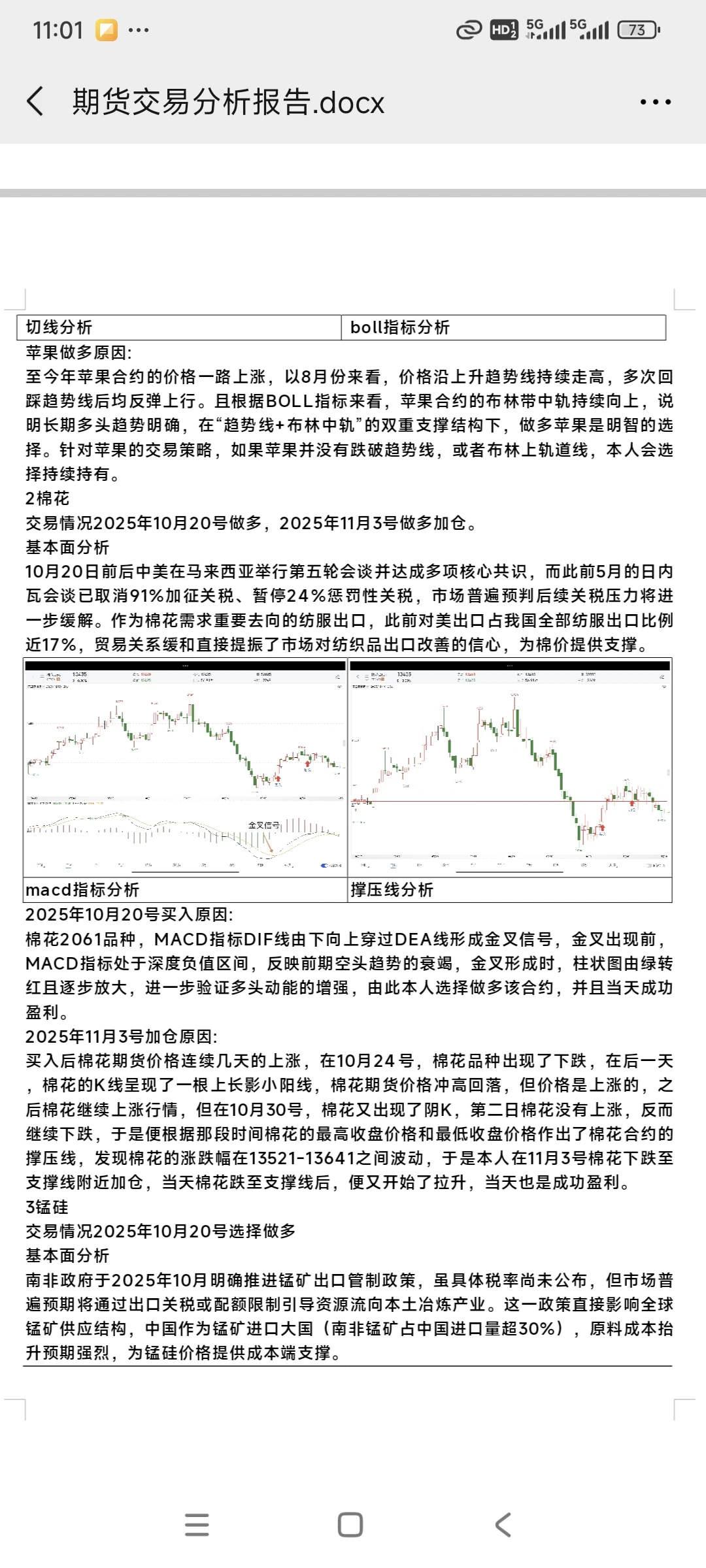 模拟交易分析报告