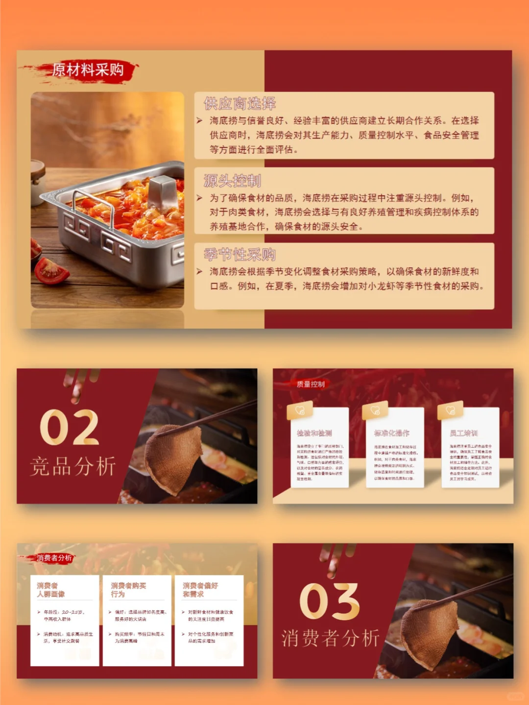 海底捞火锅餐饮品牌分析报告PPT｜企业策略