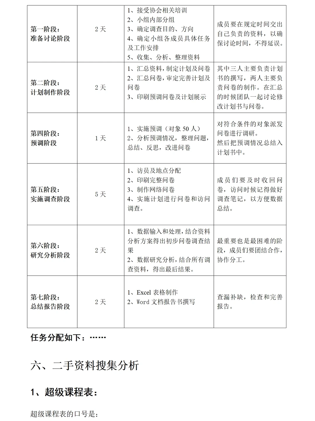 超级课程表APP市场调研报告成品1.2万字