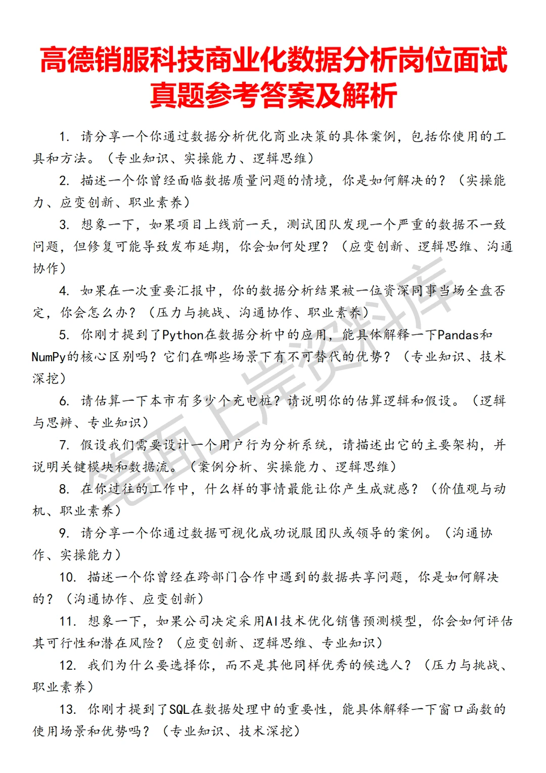 高德销服科技商业化数据分析