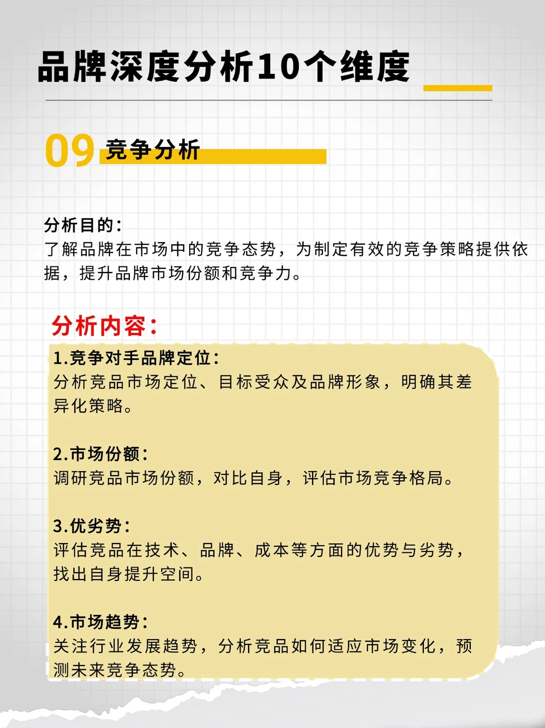品牌深度分析的10个维度