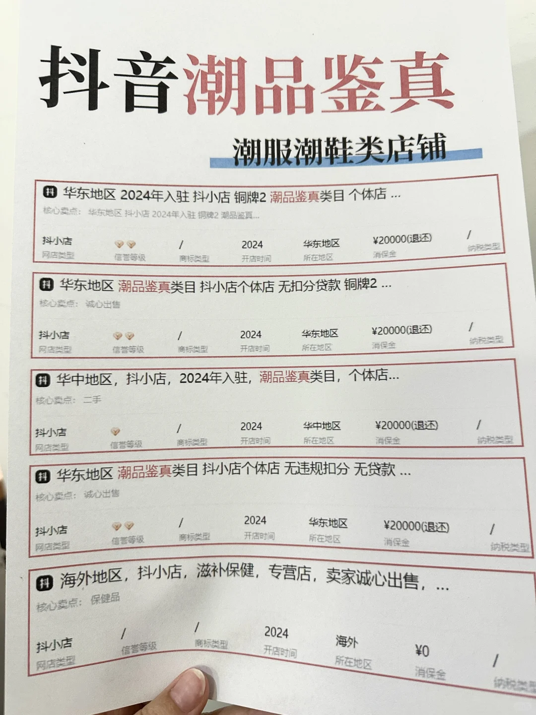 抖音潮品店转让！做潮鞋潮服必入！