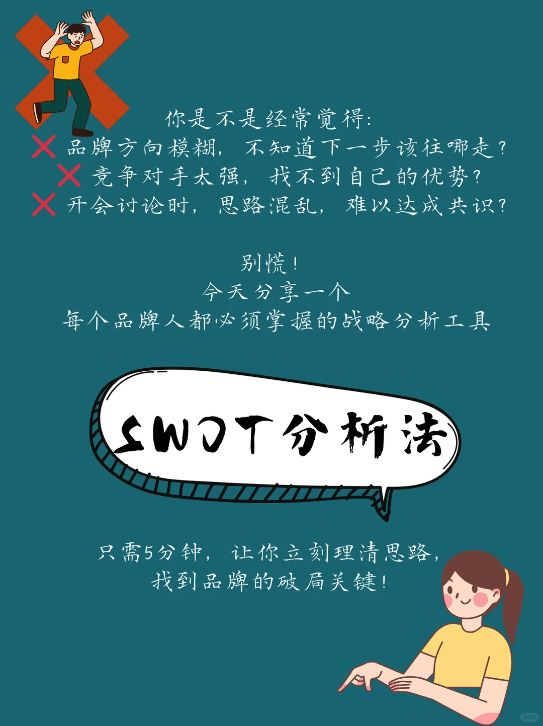 5分钟学会“SWOT分析”，找到品牌破局点