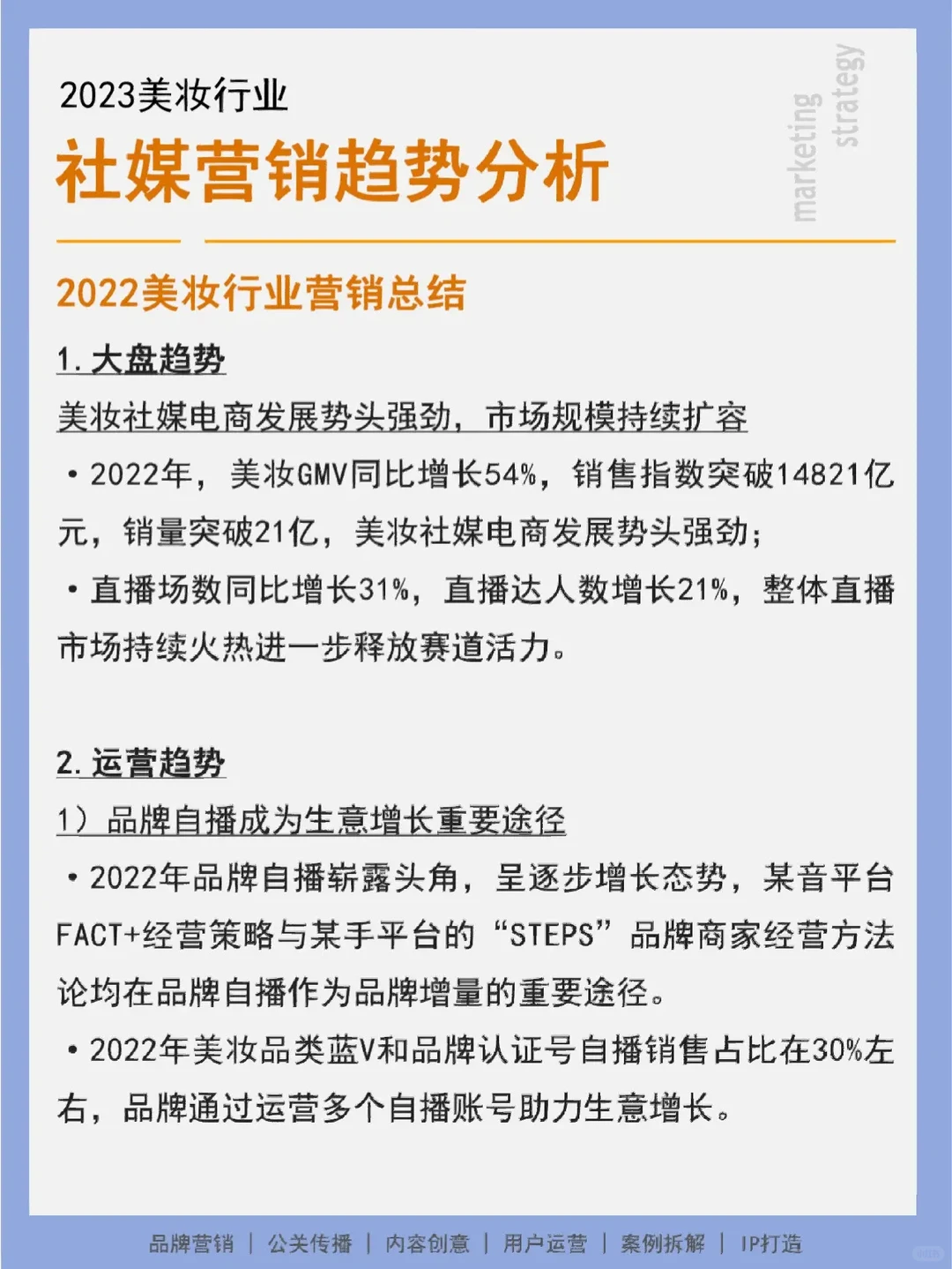 31页报告丨美妆行业2023社媒营销趋势分析