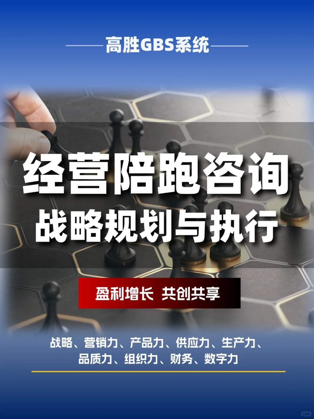 高胜GBS系统｜经营陪跑，战略规划与执行