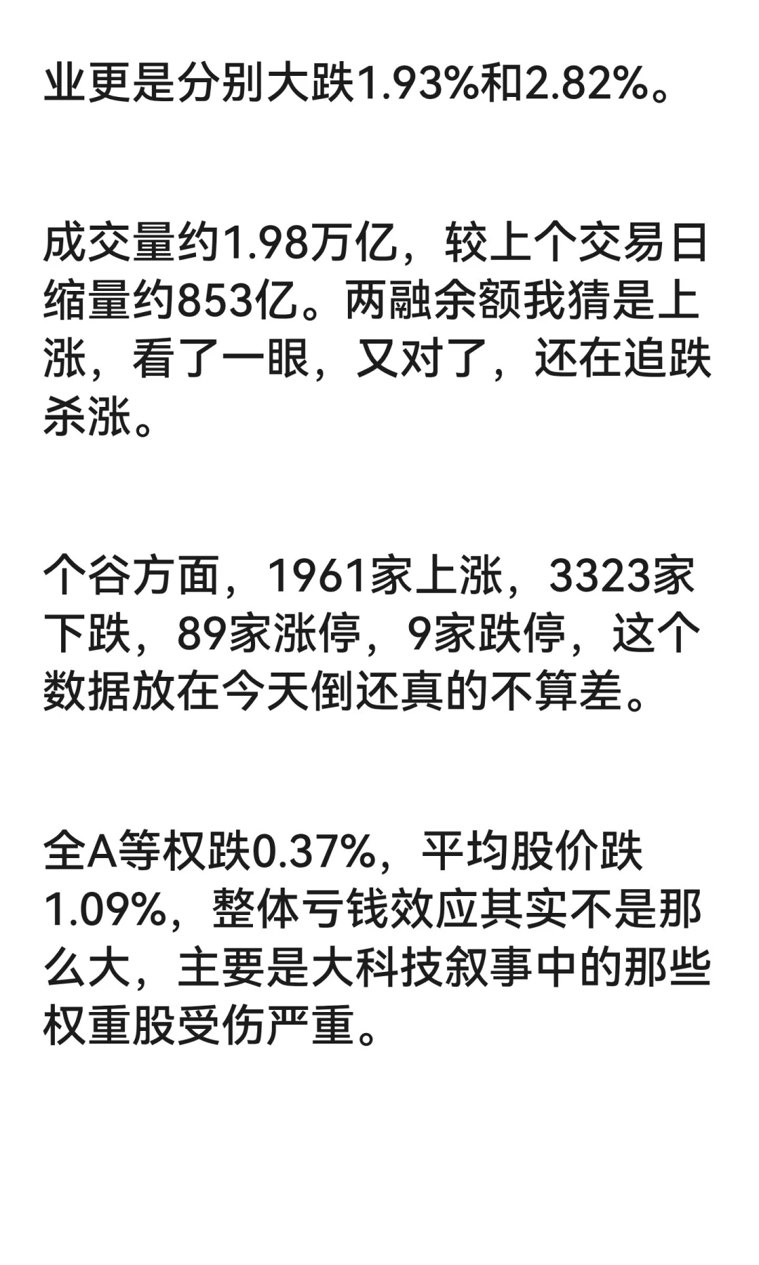 A股，大分歧的一天