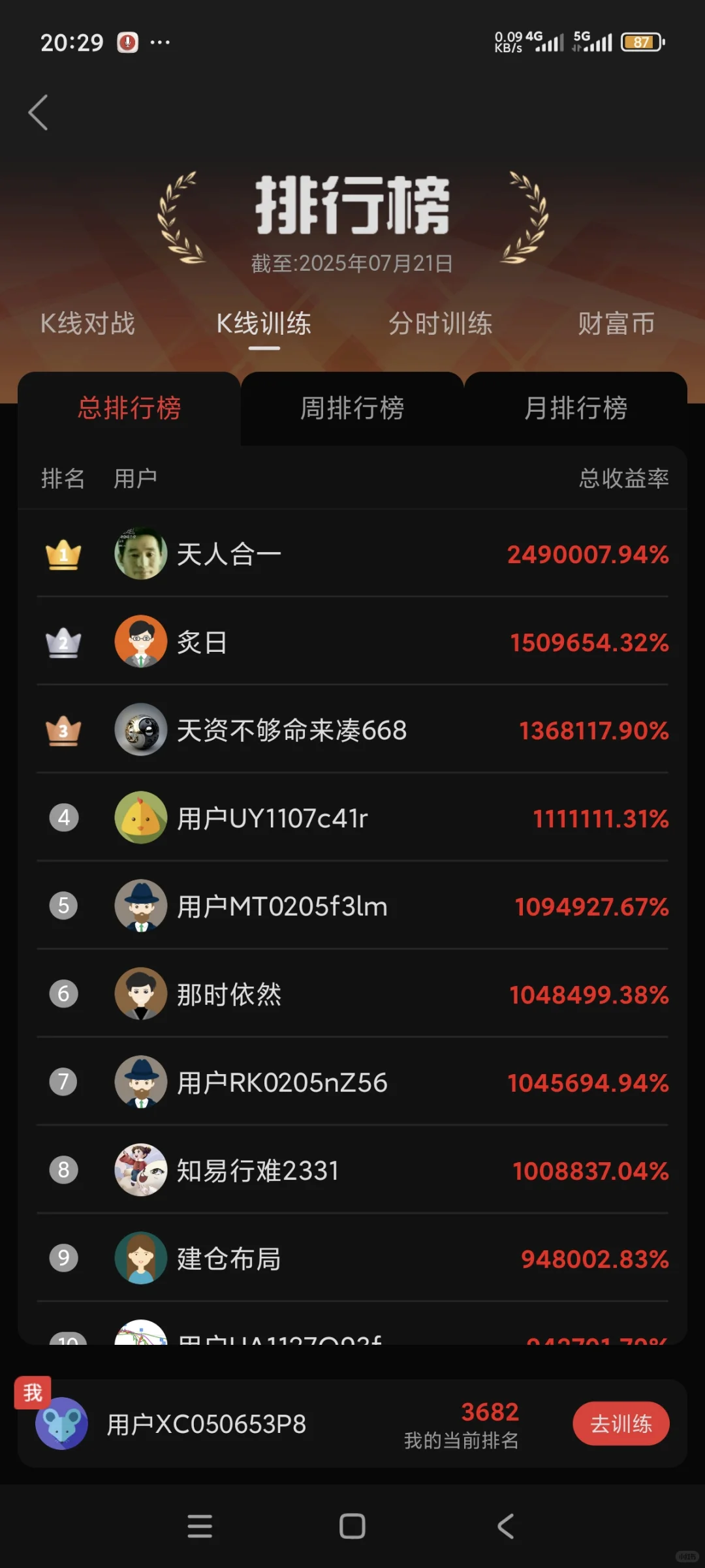 通达信K线训练（2025年3月5日开始做）