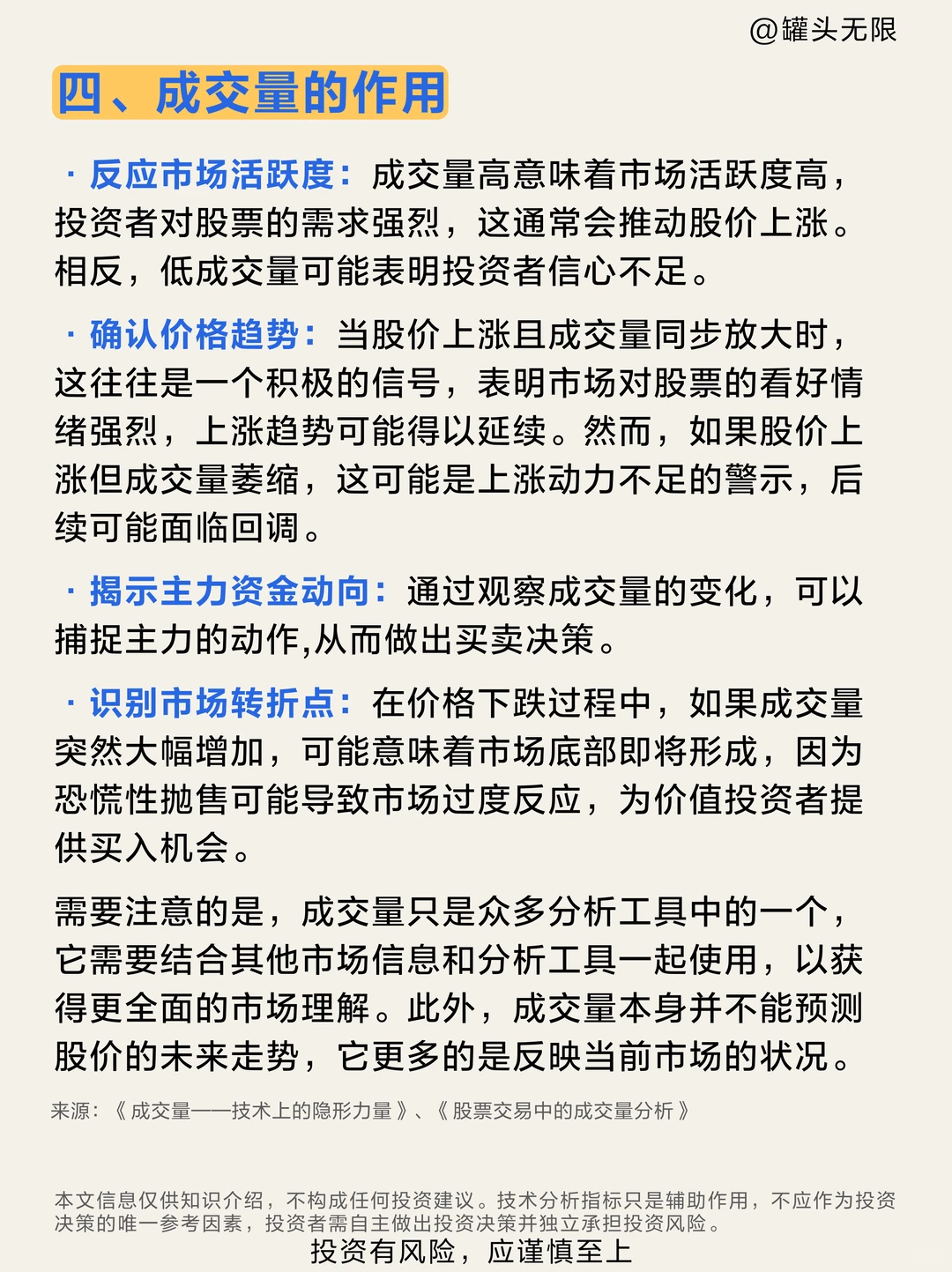 一文看懂成交量！