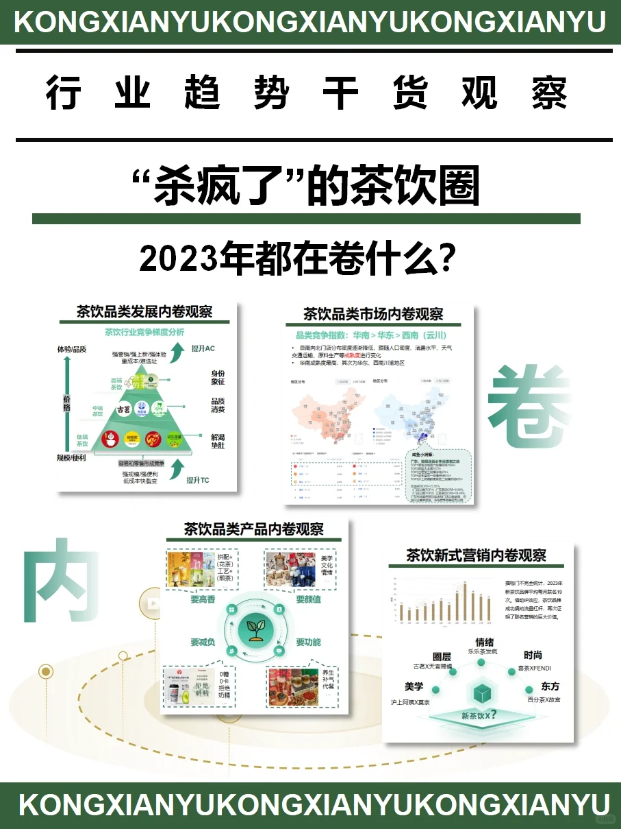 行业洞察｜?2023年茶饮都在卷什么？?