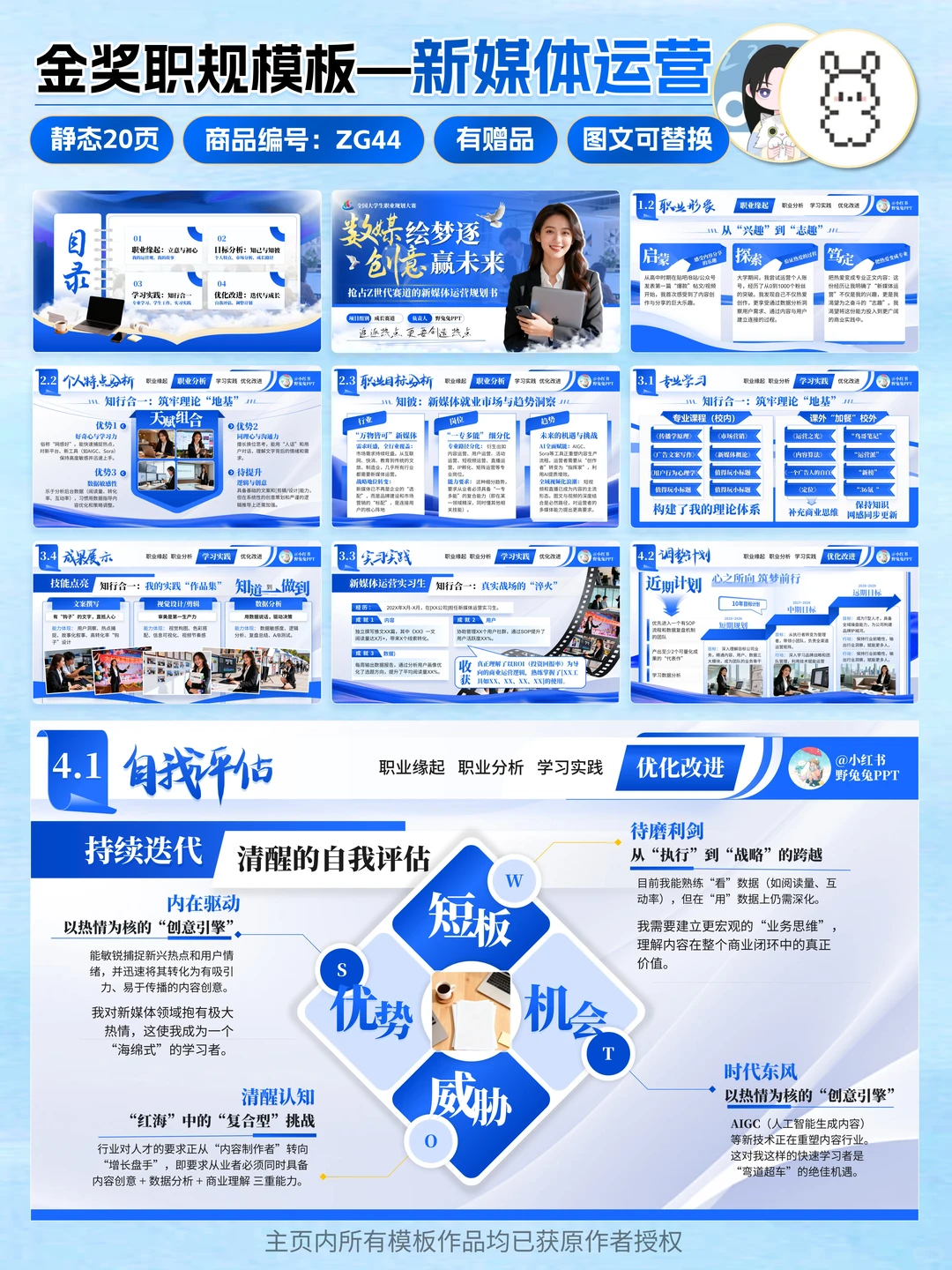 职规赛的自我分析页不会做？看这篇就够了❗