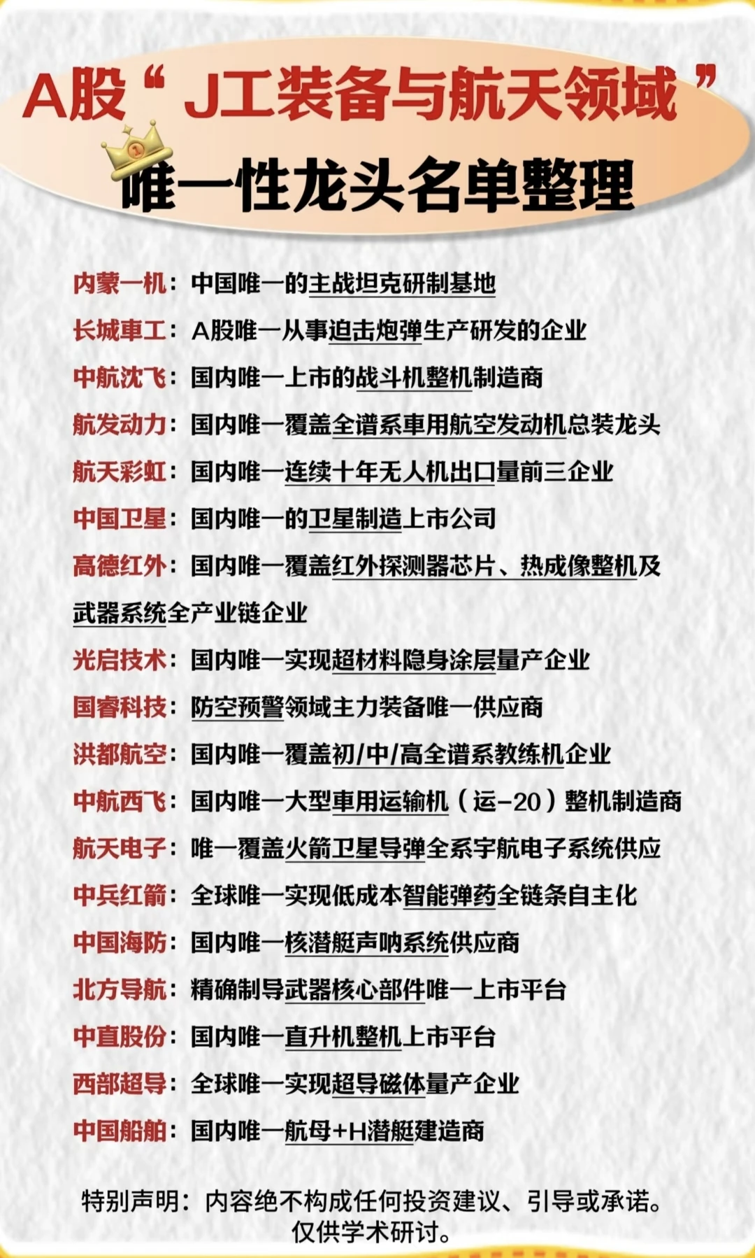 军j核心资产图，值得收藏的名单