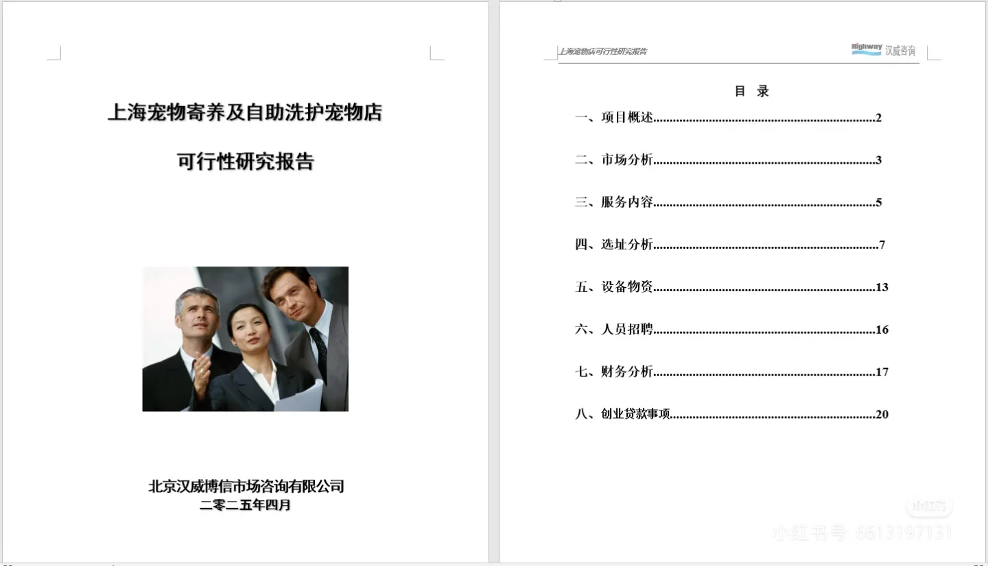 投资可行性研究报告实例