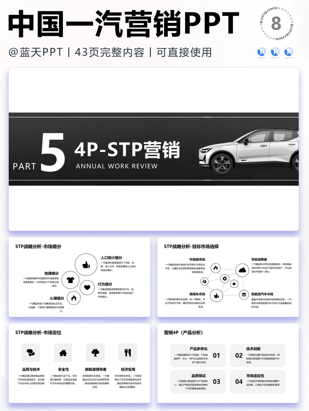 【267】中国一汽战略分析品牌营销策略PPT