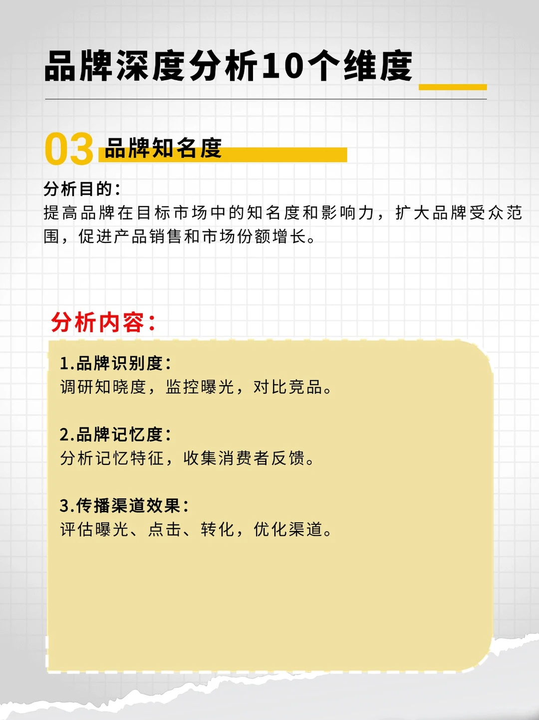 品牌深度分析的10个维度