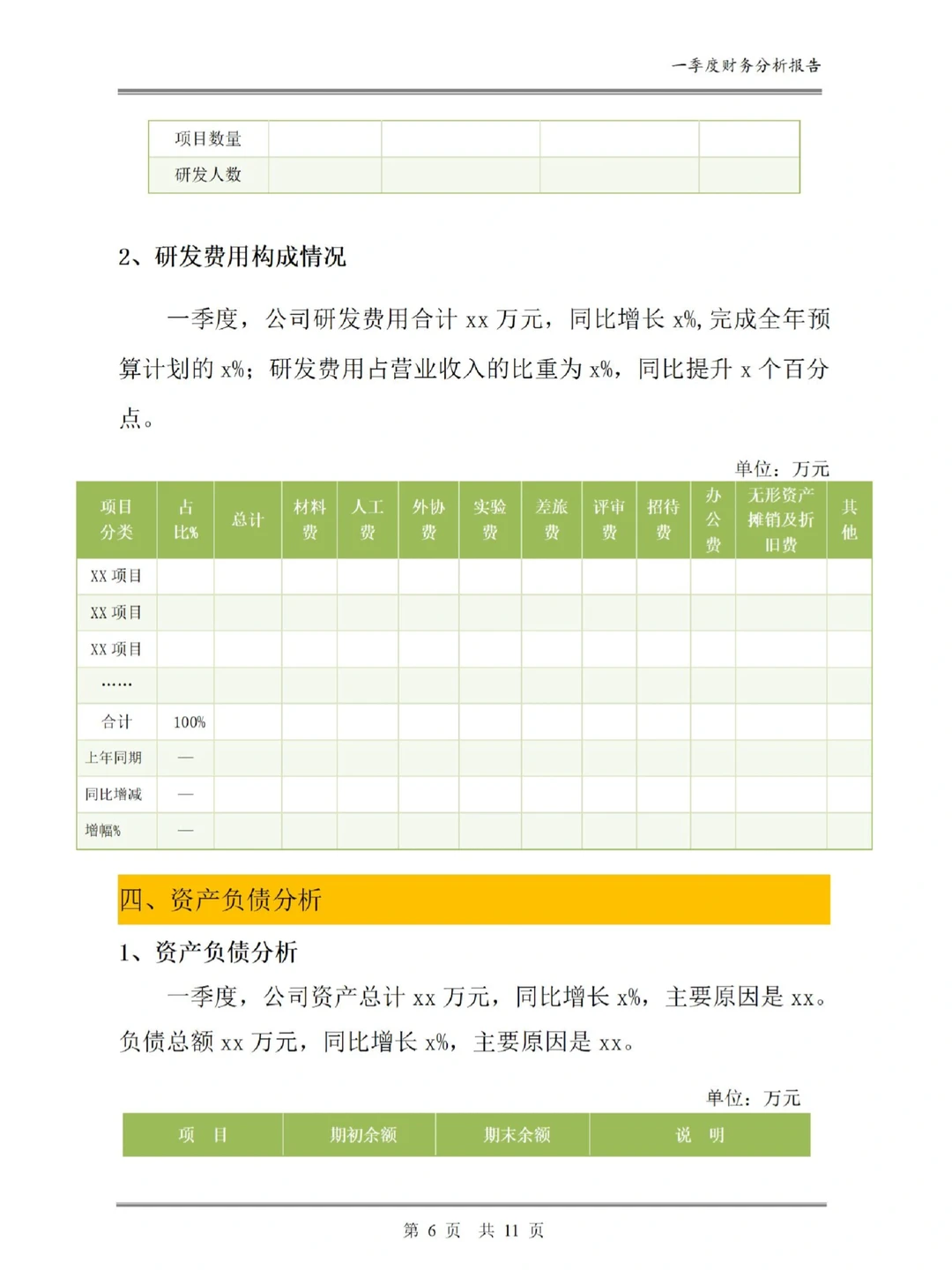 从没见过这么详细的财务部季度工作总结