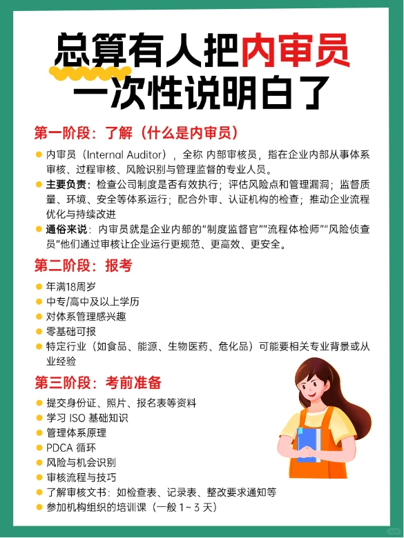 计量协会内审员：低门槛高含金职业入场券