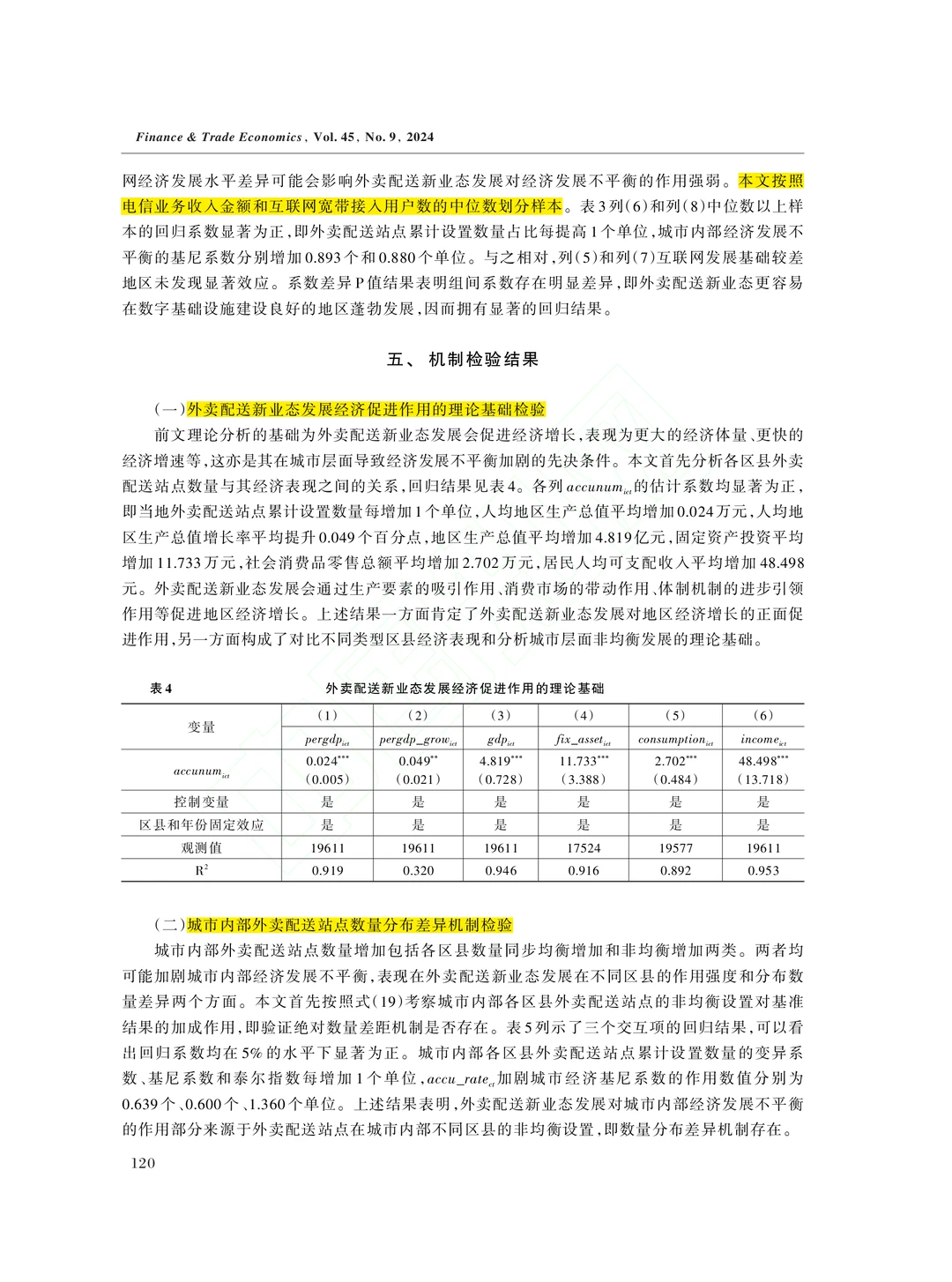 文献分享‖新业态发展与城市内部经济不平衡