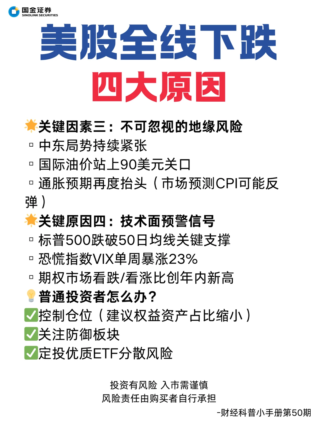 ?美股连跌！背后四大原因你一定要知道