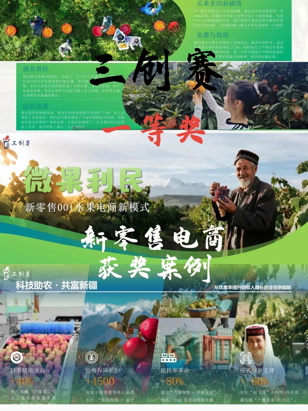 三创赛｜微果利民新零售电商获奖案例
