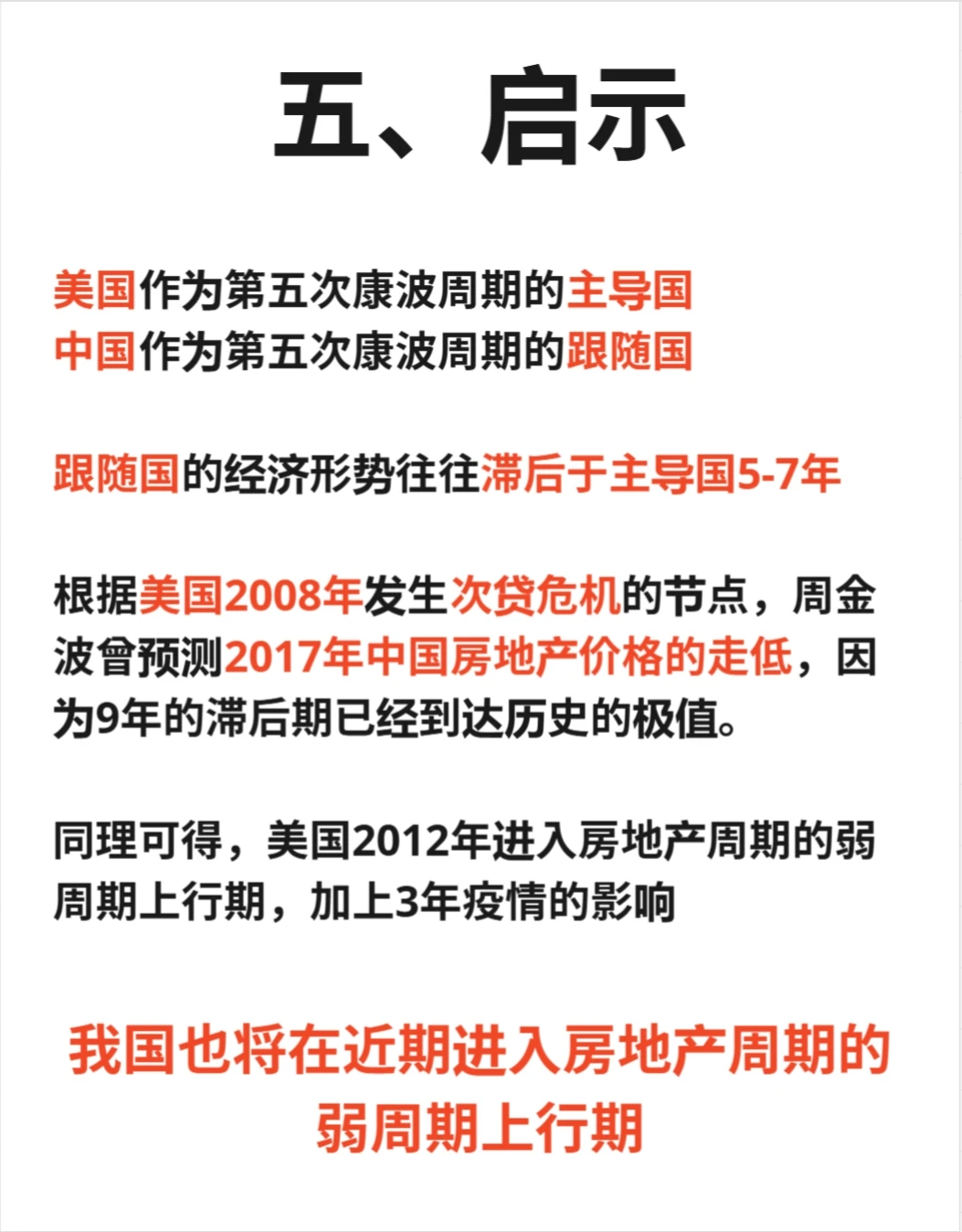 最全整理 从康波周期分析中国房地产市场
