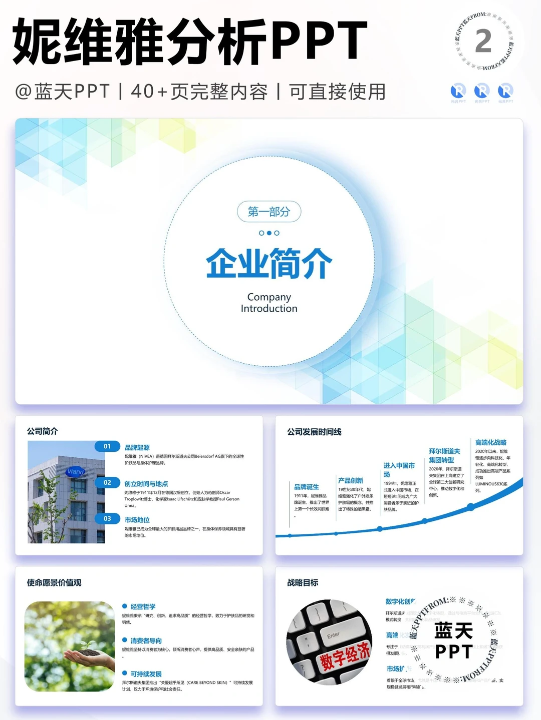 【025】妮维雅战略分析营销策略 SWOT PPT