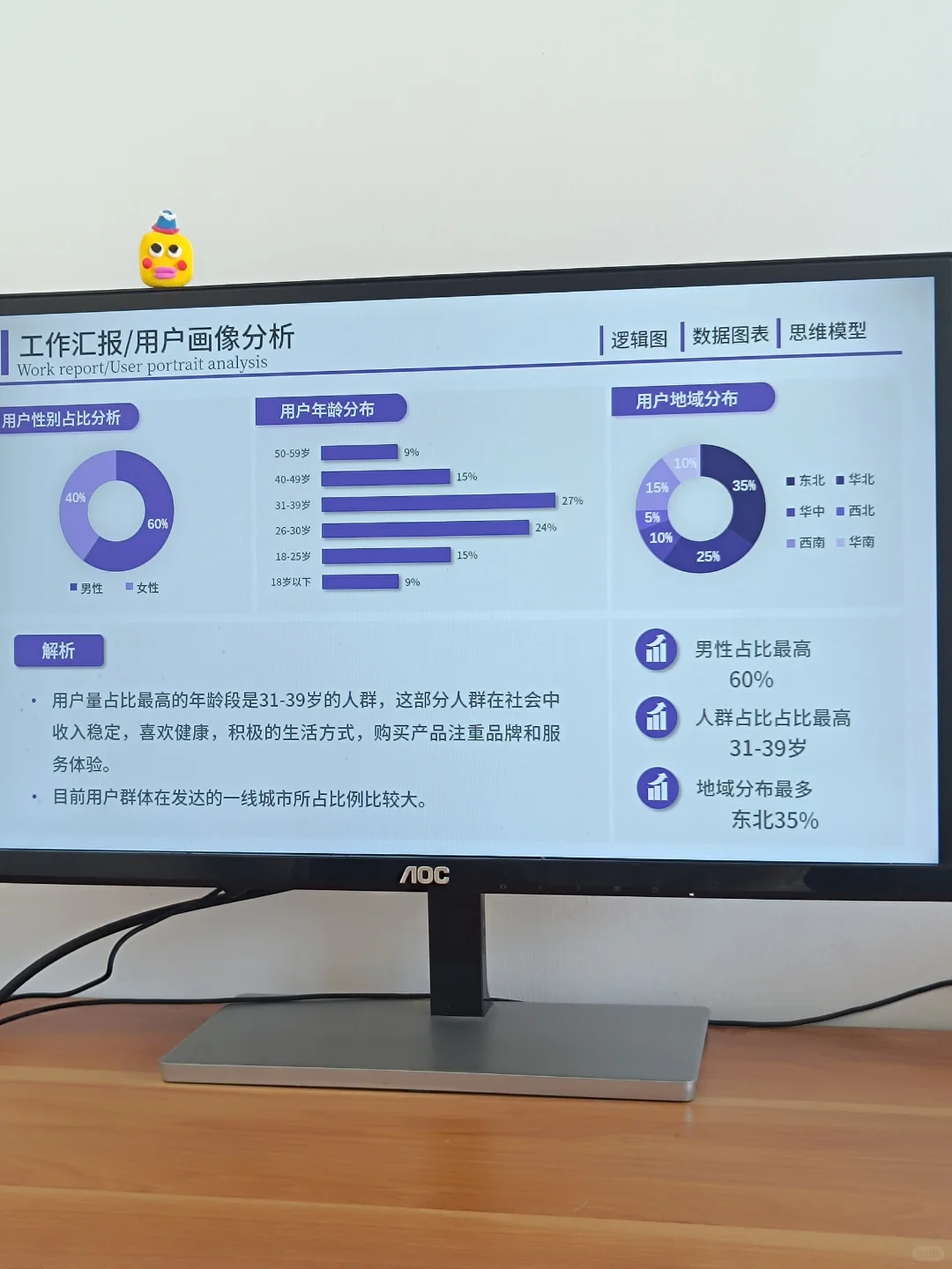 保姆级用户调研分析PPT模版，快来抄作业！