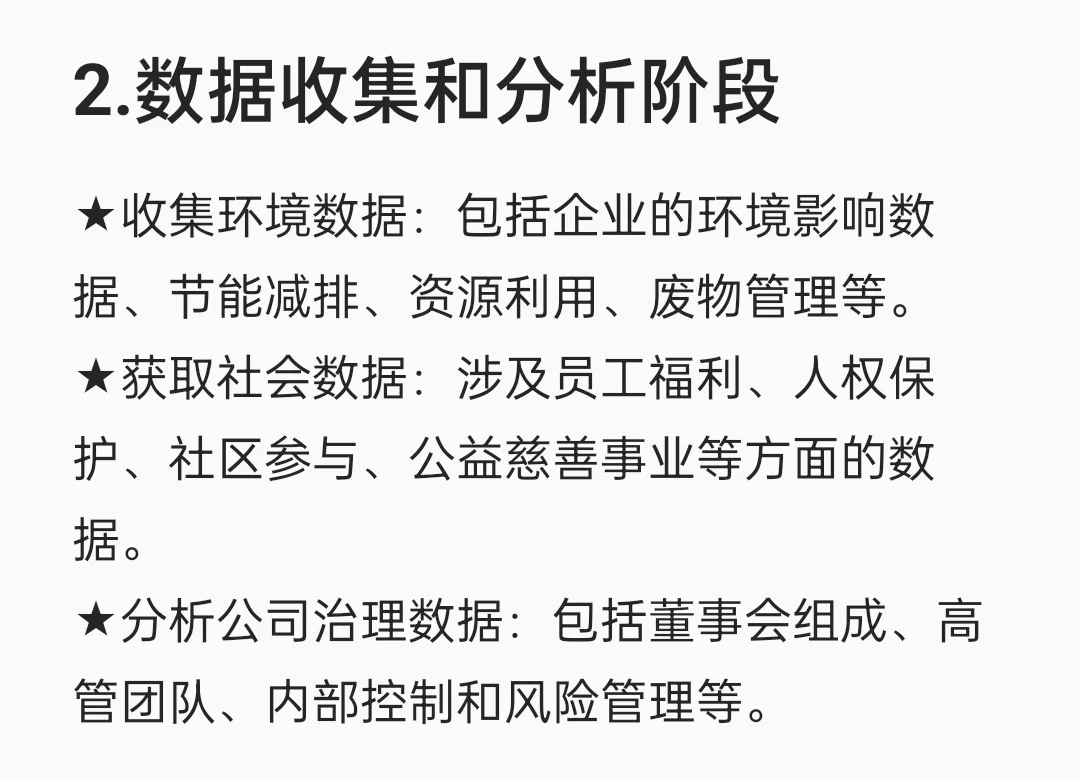 ESG报告编制流程