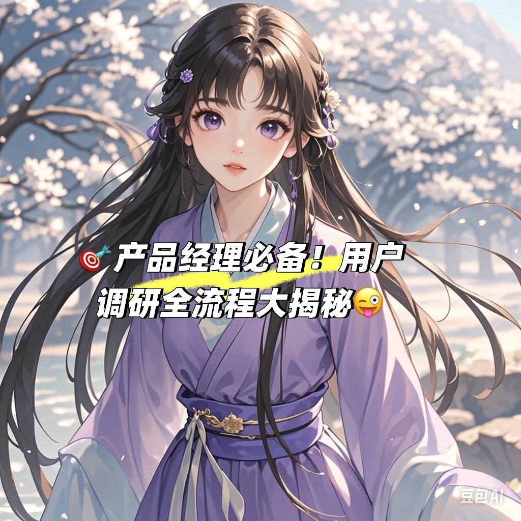 产品经理必备!用户调研全流程大揭秘?