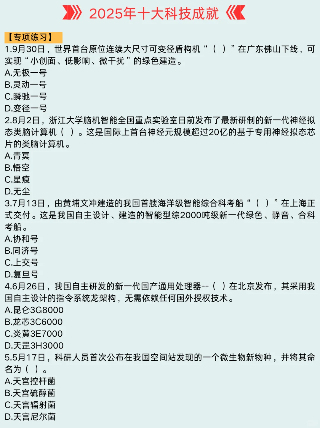 盘点2025年十大科技成就