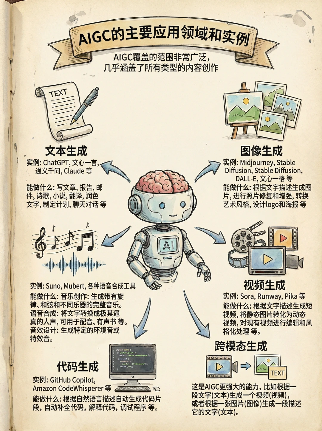 《总听人说 AI,那 AIGC 又是啥?》