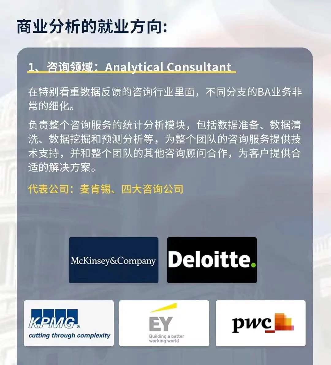 专业全方位解析之商业分析(BA)