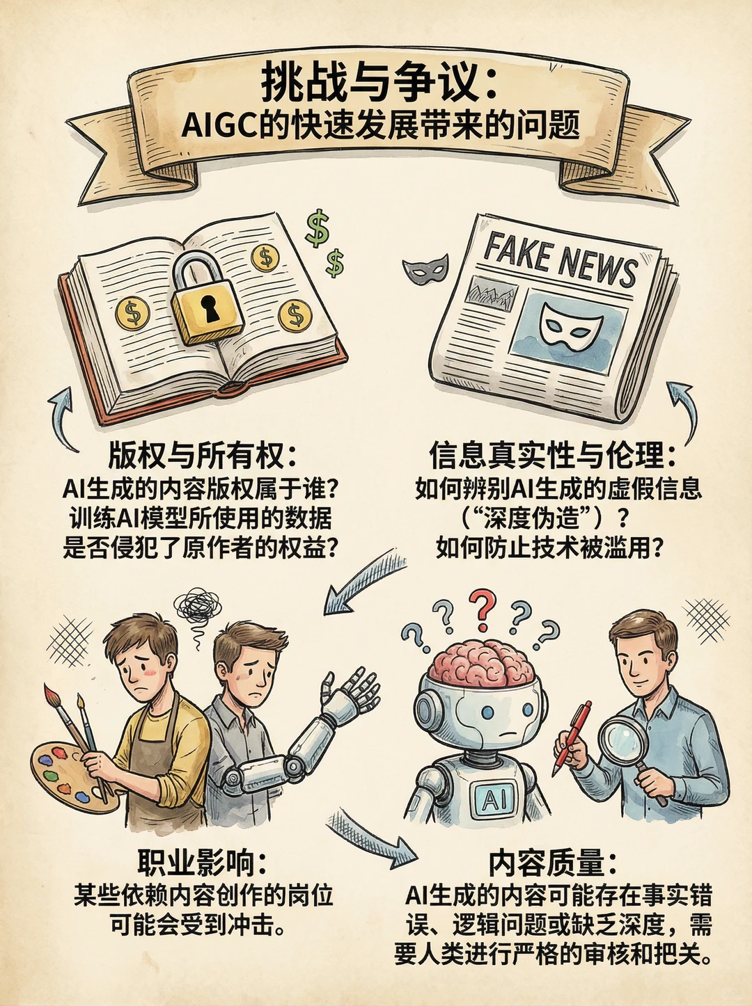 《总听人说 AI,那 AIGC 又是啥?》