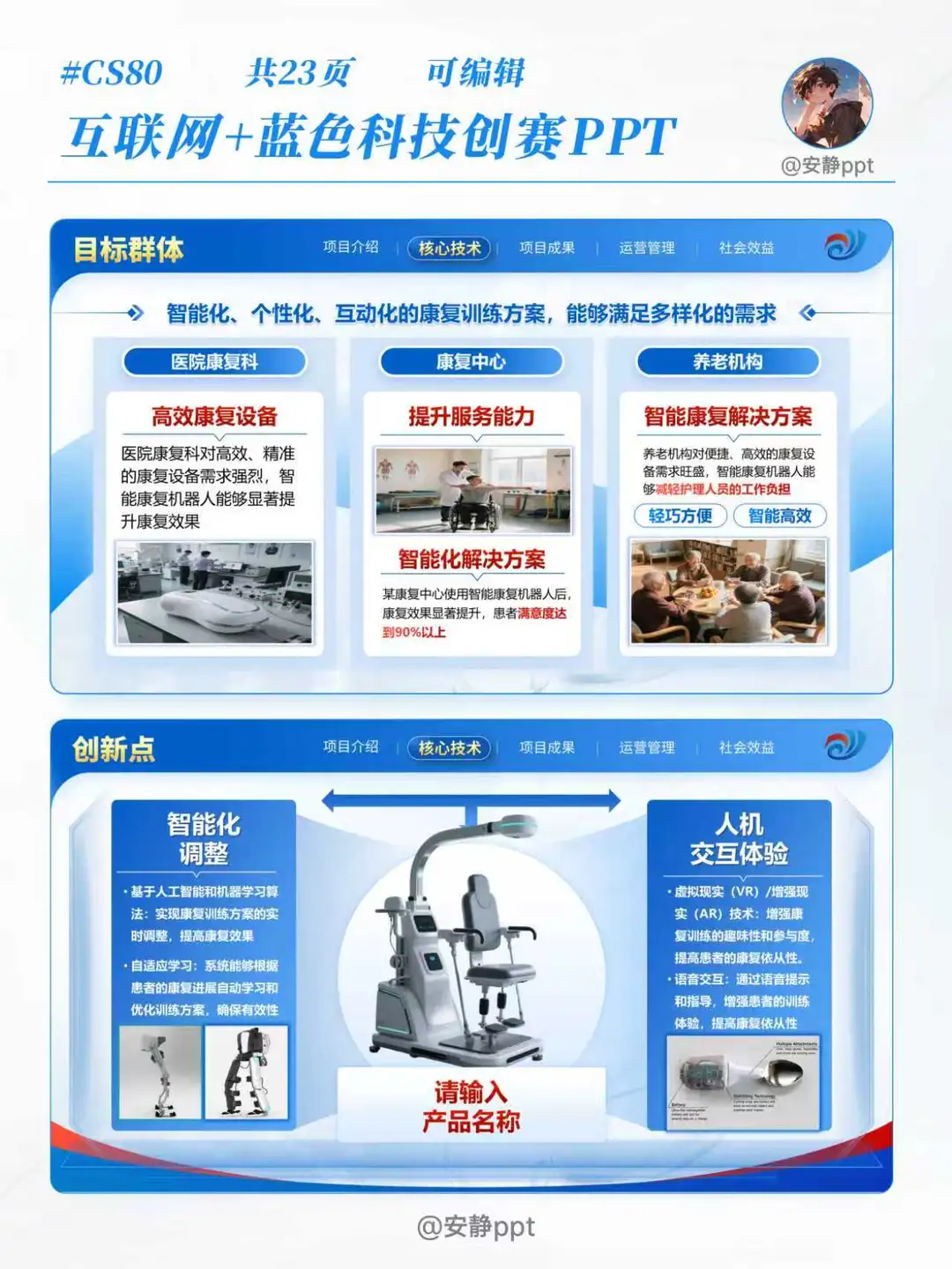 ?蓝金风ppt爱了?医创赛道申请出场