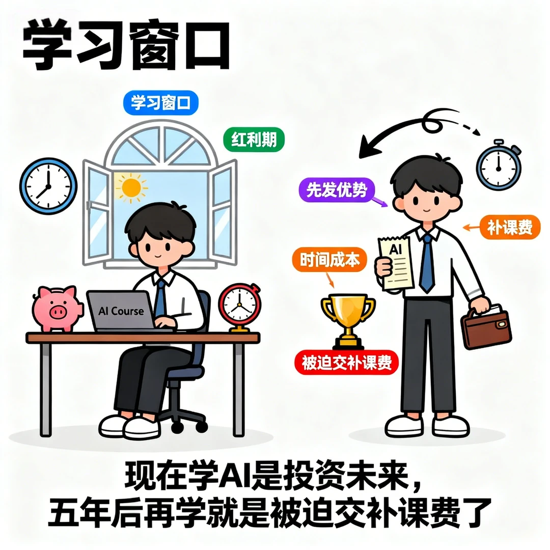 不会用AI的人，未来五年会成为职场新文盲