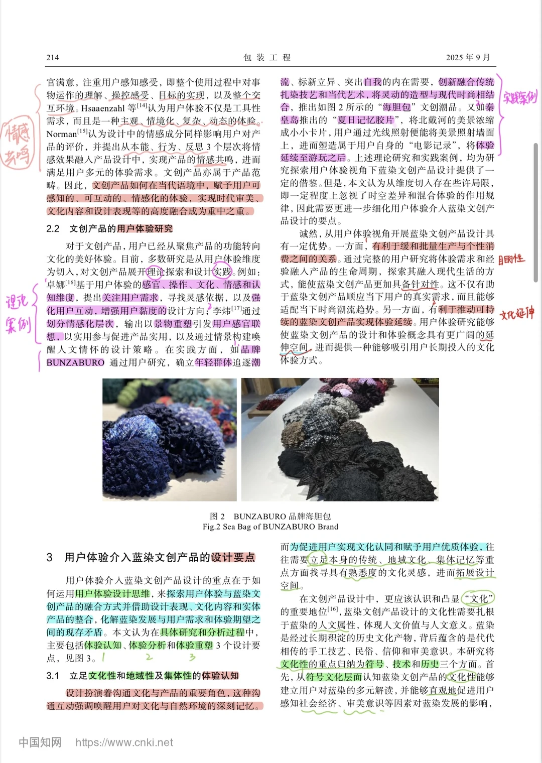 论文带读 | 用户体验视角下蓝染文创产品设