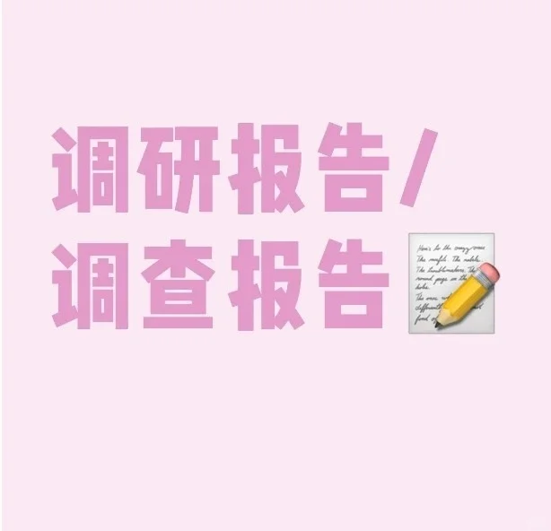 代写调研报告
