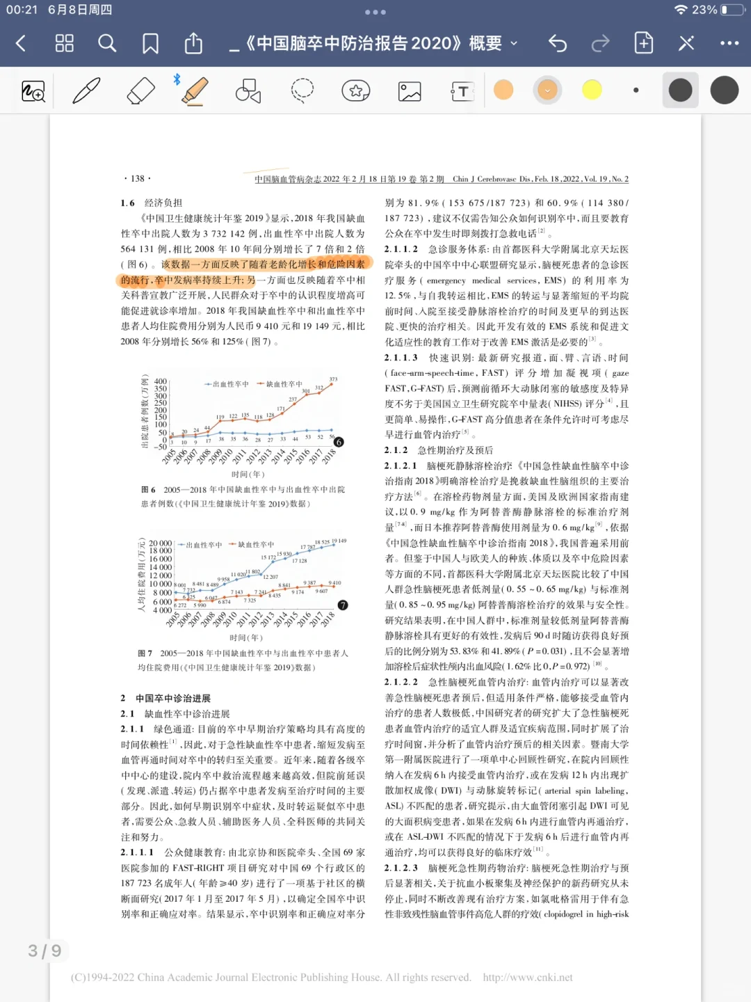 康复文献阅读6/康复人怎么能不了解脑卒中呢