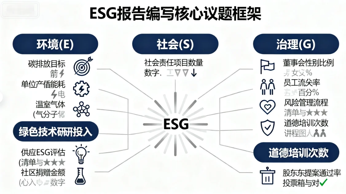 ESG报告编写框架|小白也能轻松上手✨