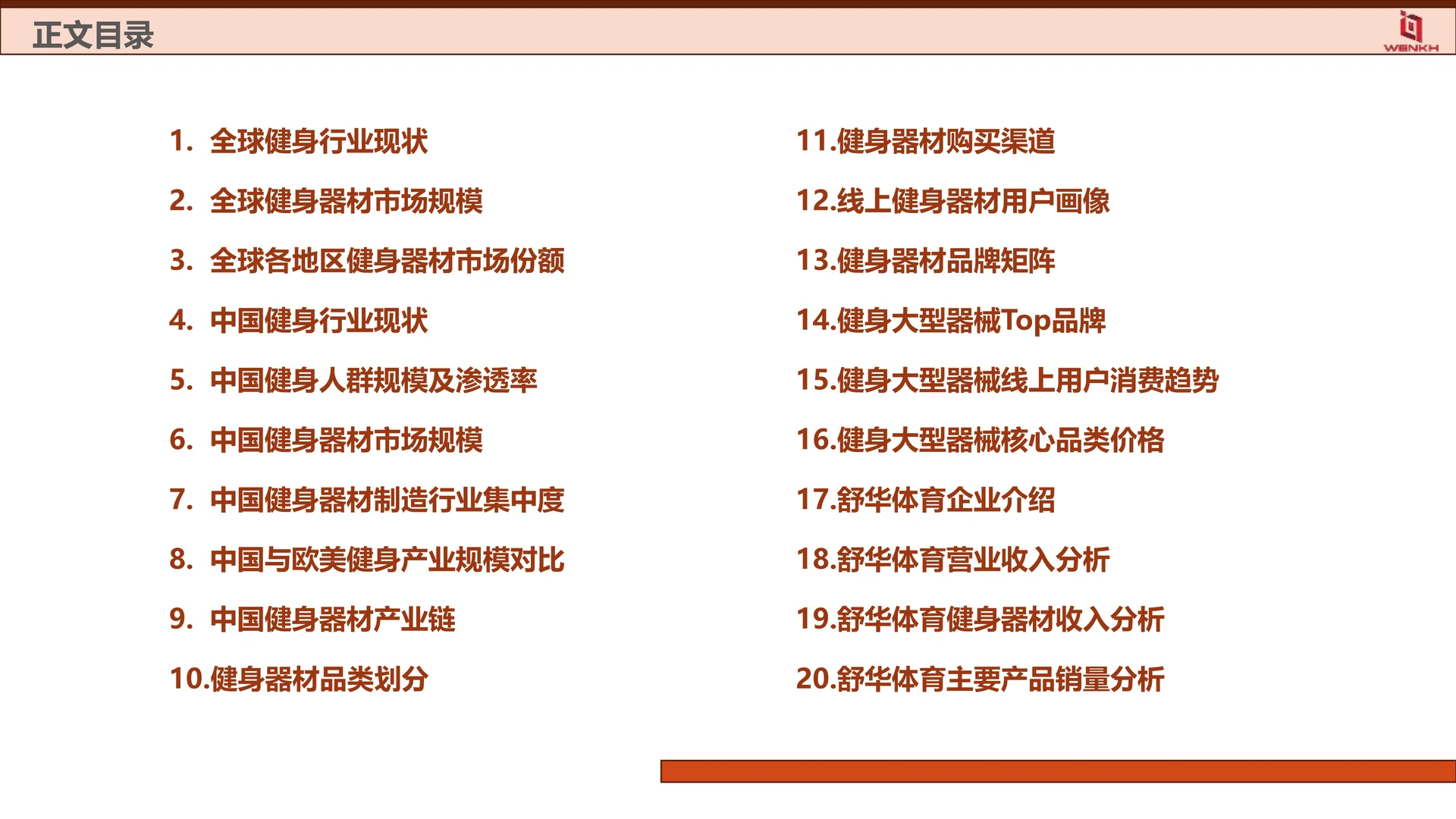 2025健身器材行业分析报告