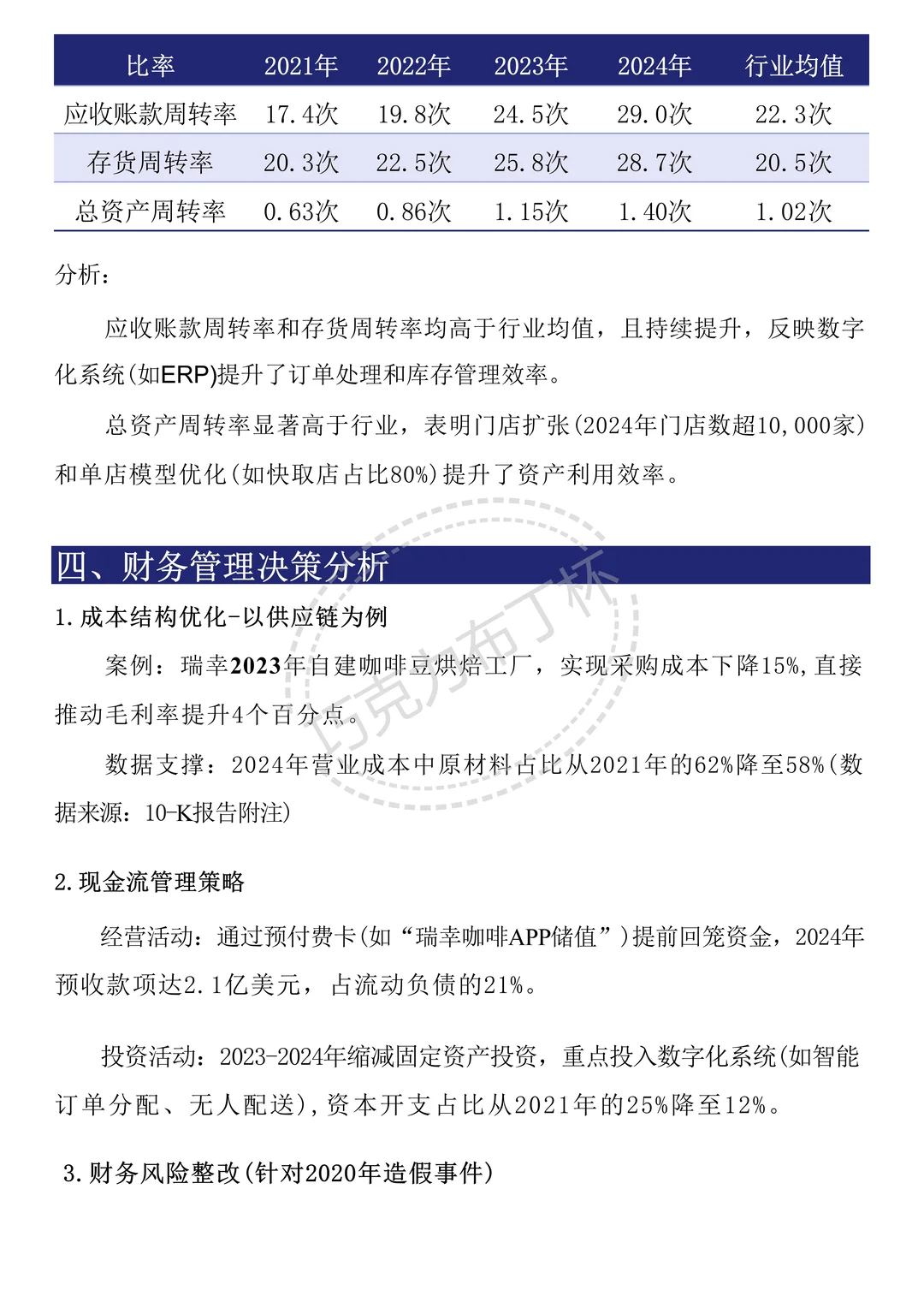 简单做个瑞幸咖啡财务分析报告～直接抄！