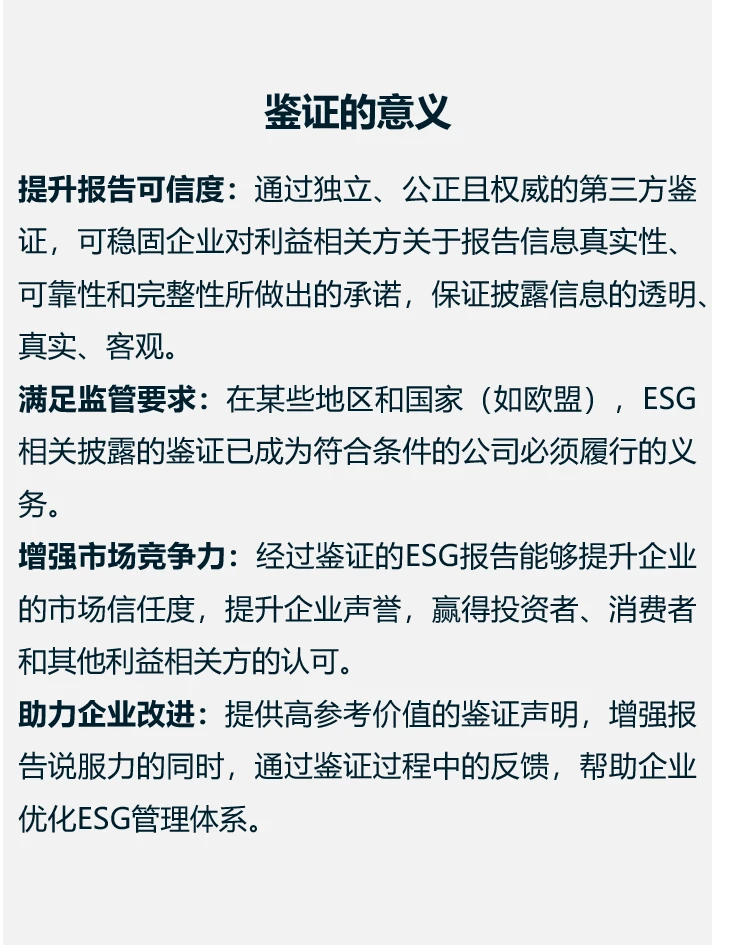 ESG报告鉴证，企业可持续发展的体检报告✨