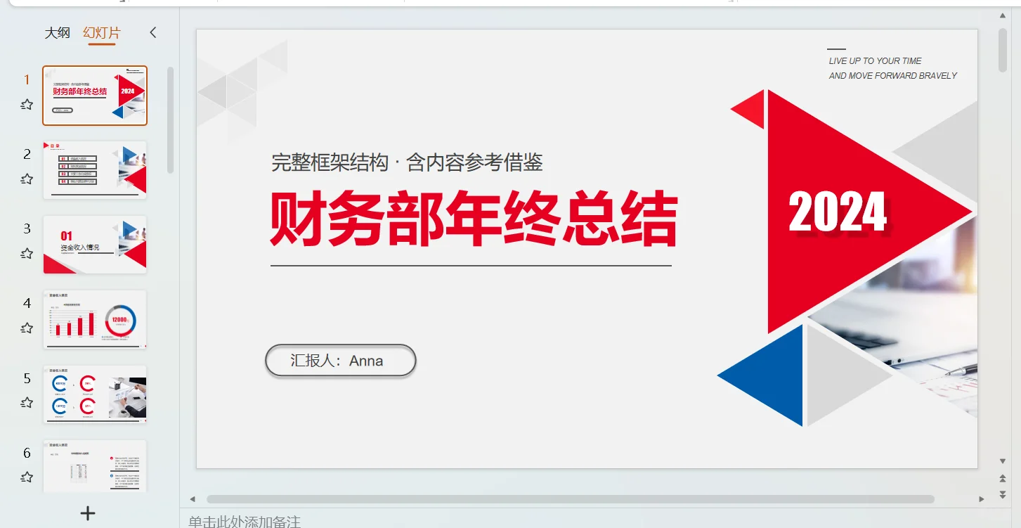 财务年终总结报告