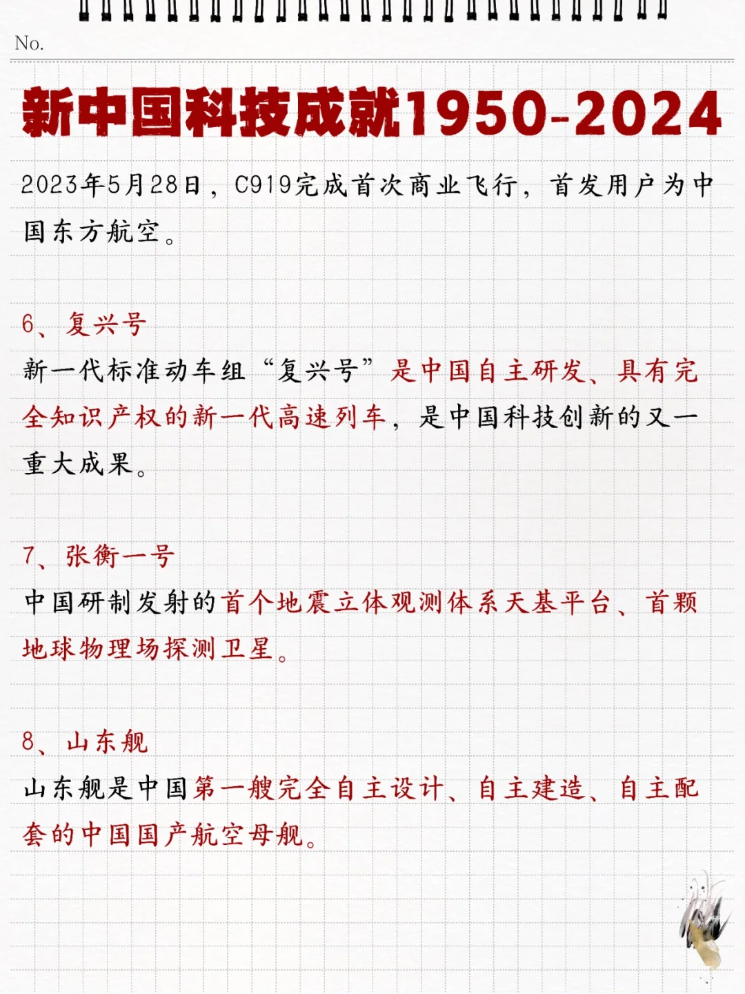 ?速记❗️新中国科技成就1950-2024