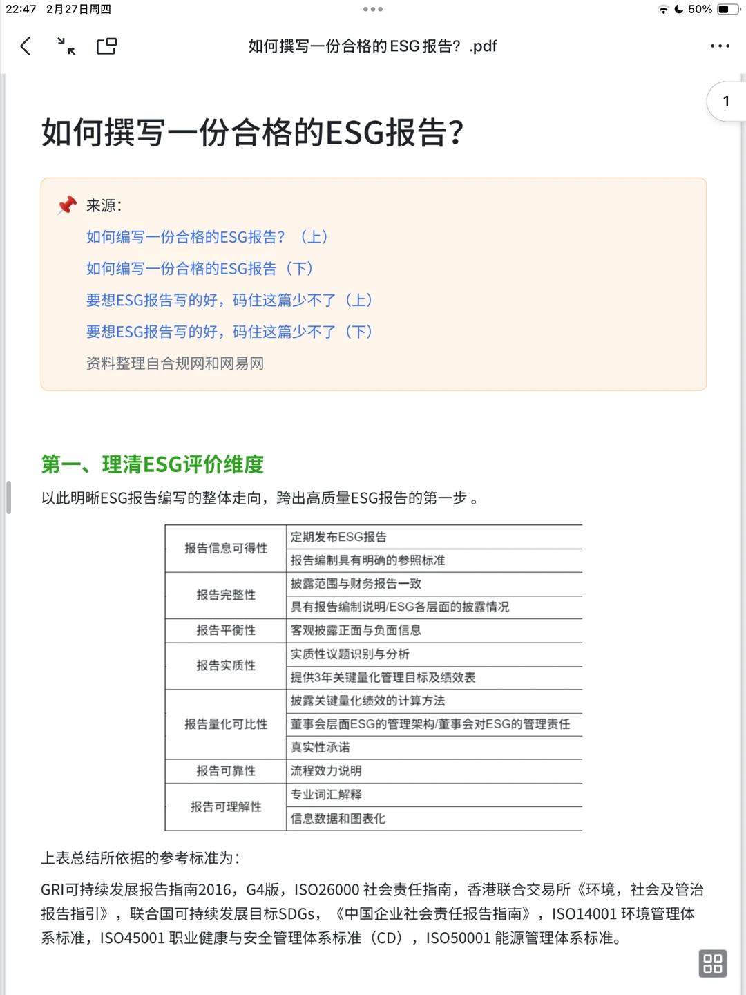 我不允许还有人不会写ESG报告‼️