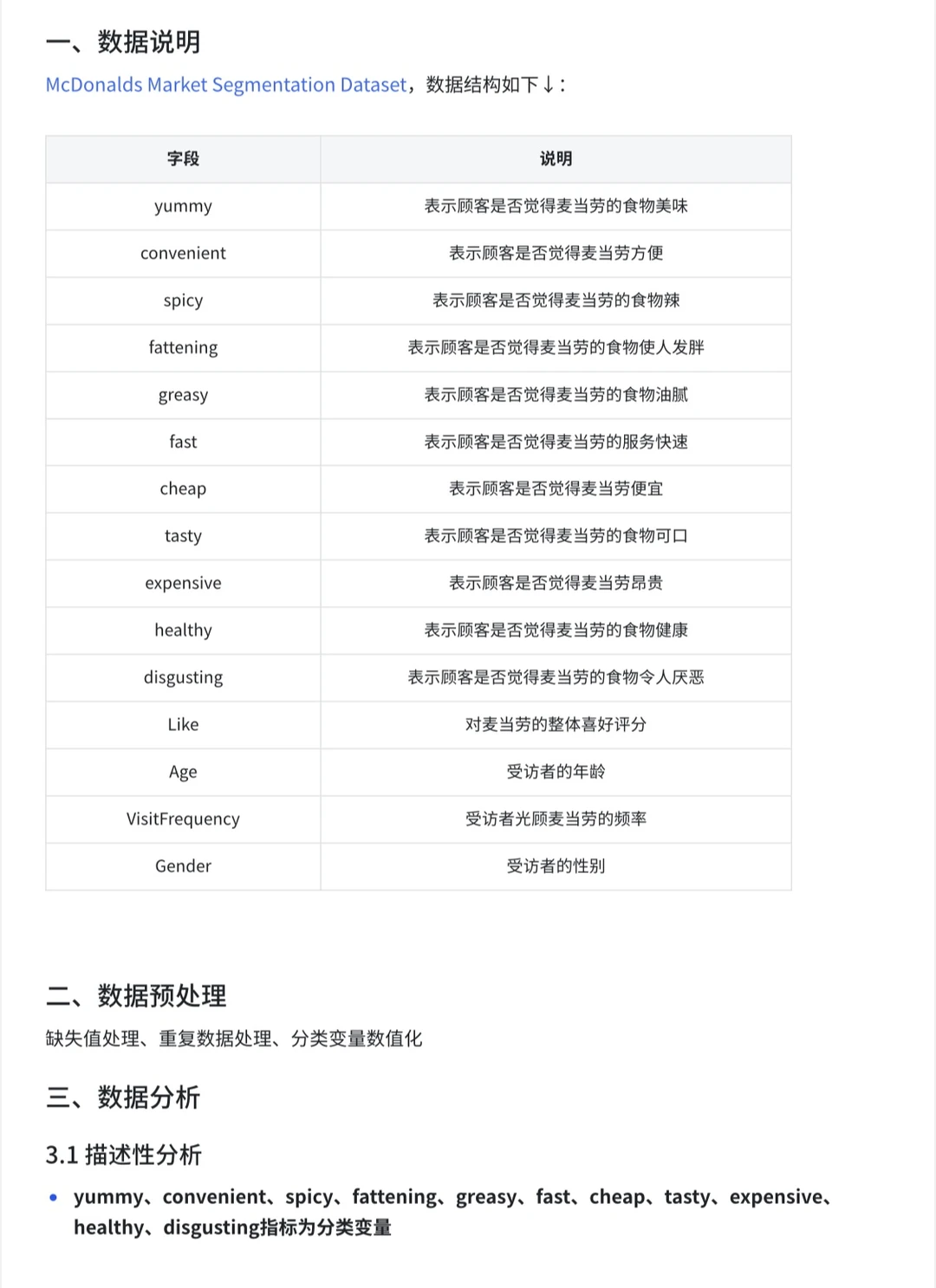 麦当劳用户满意度分析-聚类相关，数据分析+1