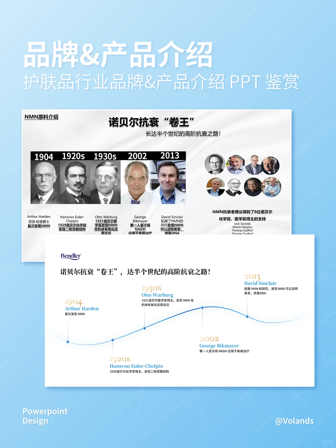 妈妈说,做护肤品的PPT就要干干净净der~