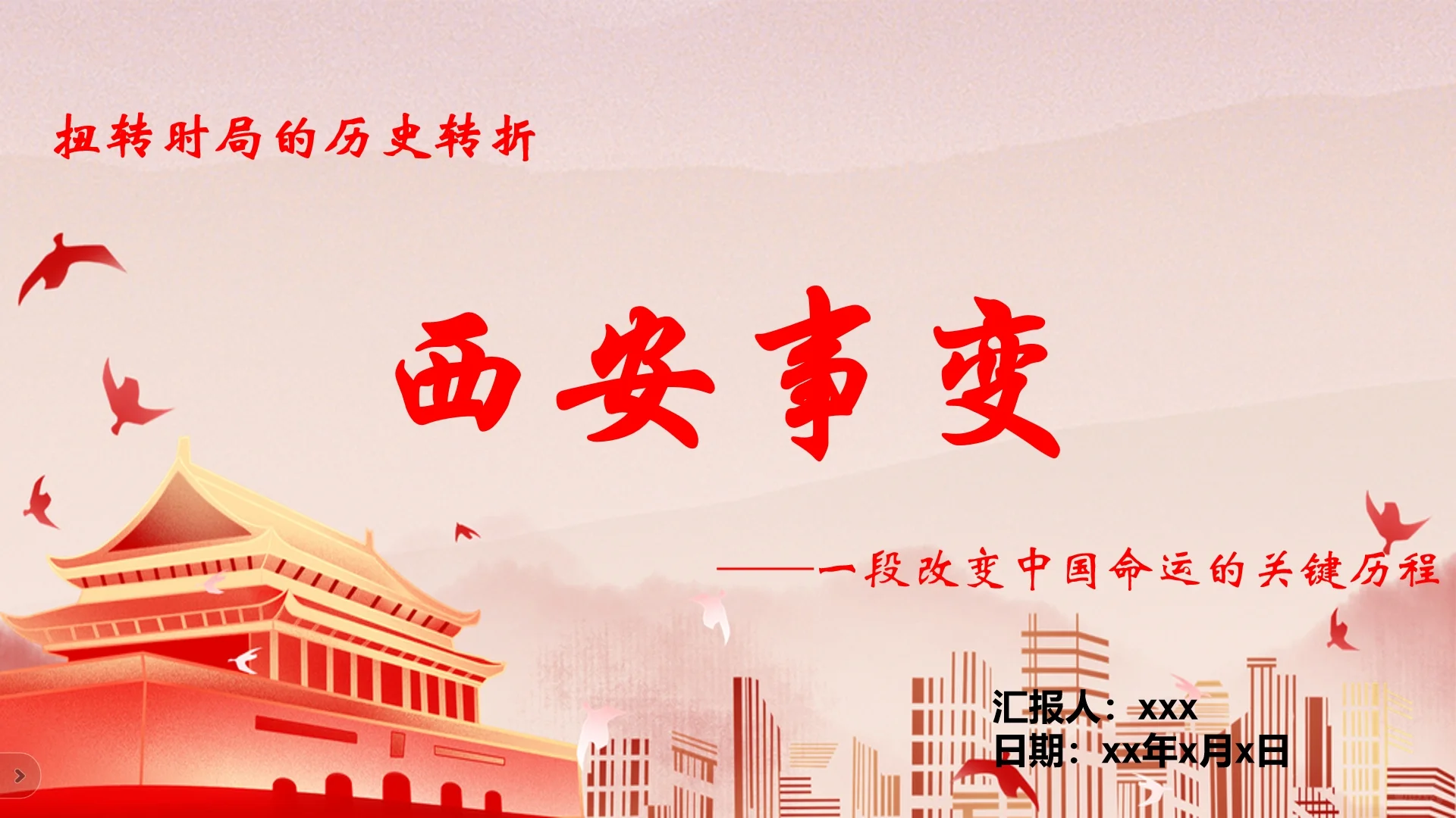 西安事变ppt分享