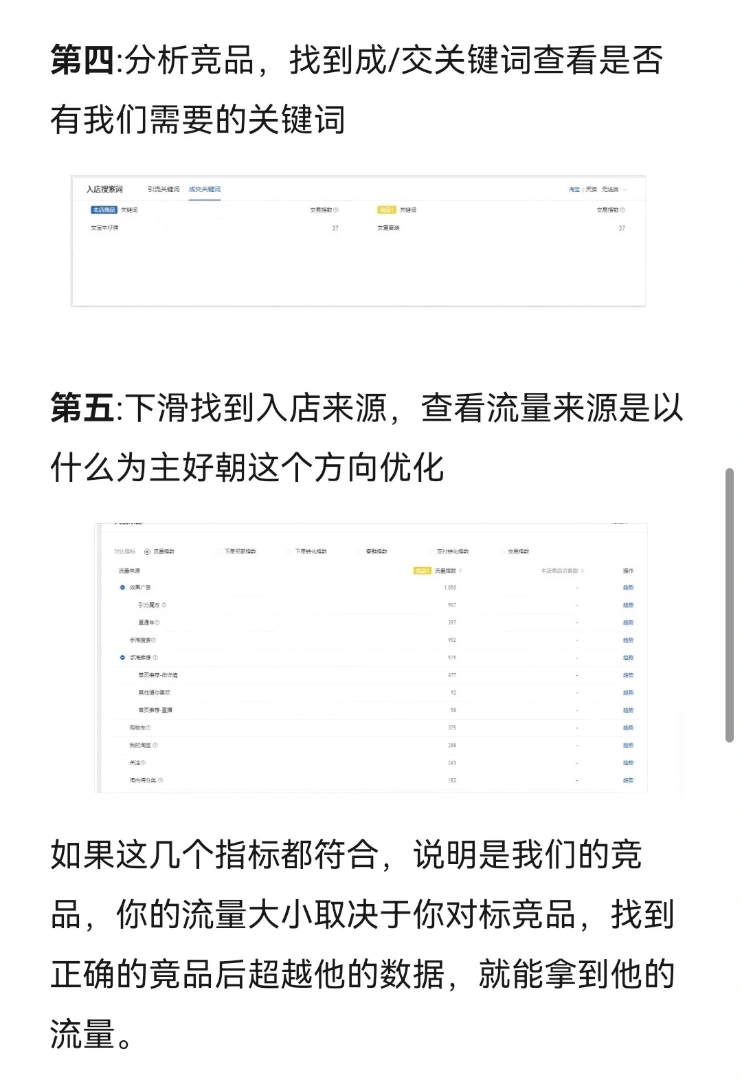 电商如何做竞品分析？