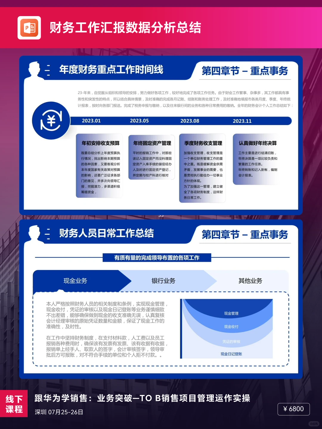 财务工作汇报数据分析总结