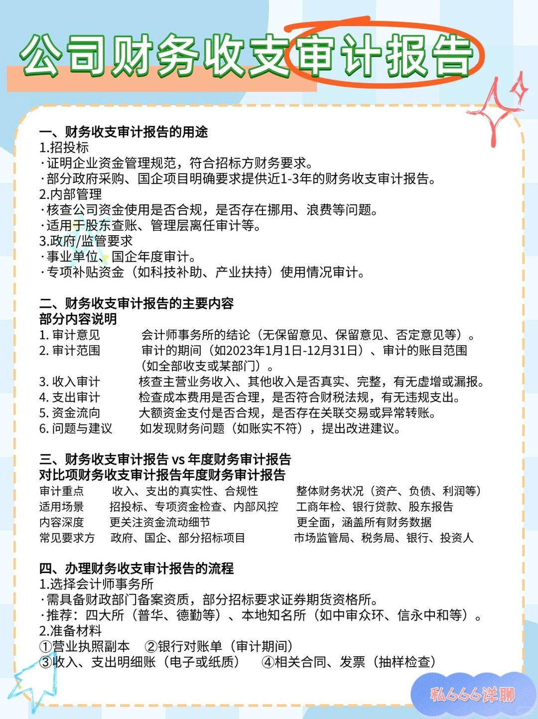 公司财务收支审计报告